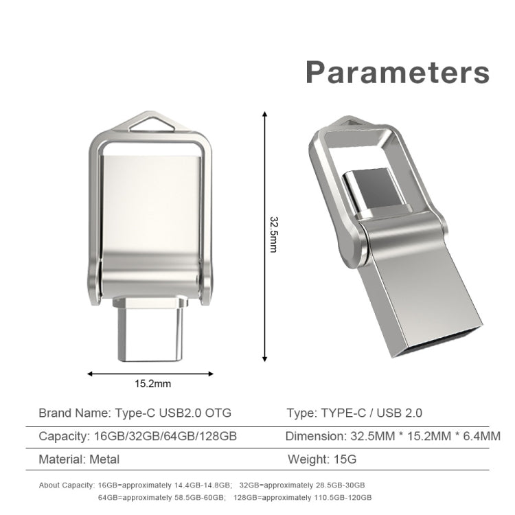 USB 2.0 + Type-C/USB-C High Speed ??Mini Computer and Phone Dual-purpose Rotary U Disk