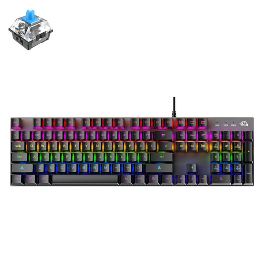 ZIYOU LANG K1 104 Keys Game Mixed Light Mechanical Wired Keyboard, Cable Length: 1.5m