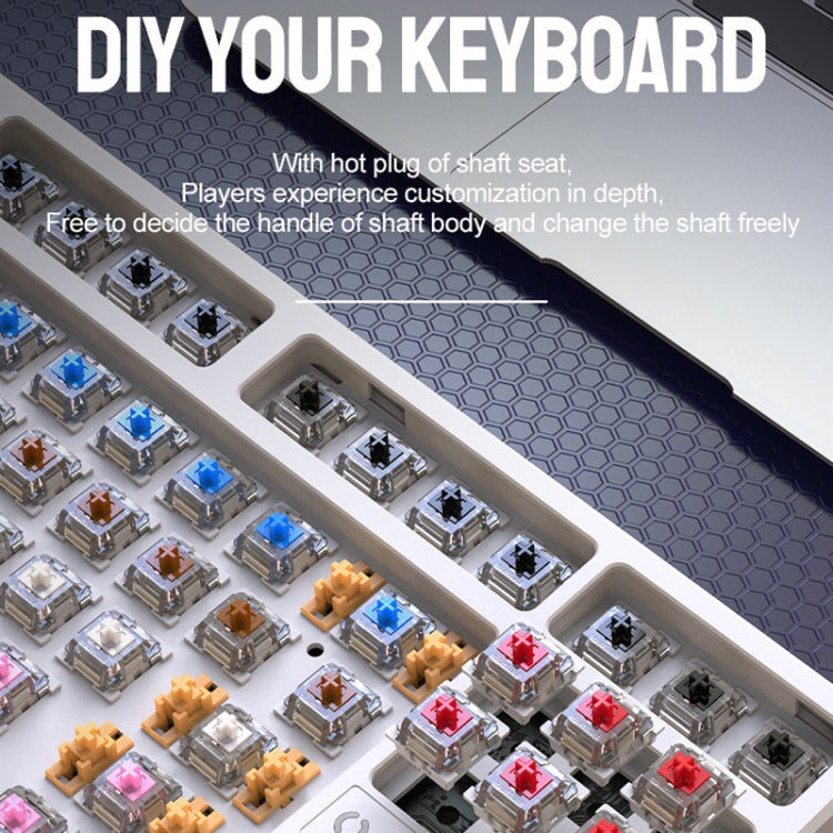 ZIYOU LANG K87 87-Keys Hot-Swappable Wired Mechanical Keyboard, Cable Length: 1.5m, Style: