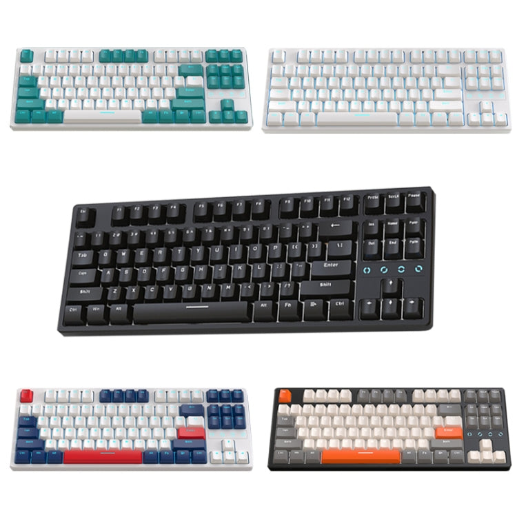 ZIYOU LANG K87 87-Keys Hot-Swappable Wired Mechanical Keyboard, Cable Length: 1.5m, Style: