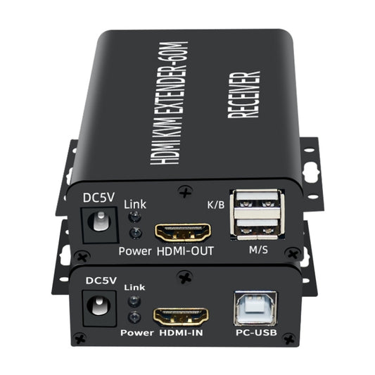 BW-HKE60A HDMI 60m KVM With USB Extender Support POE Single-End Power Supply With US Plug