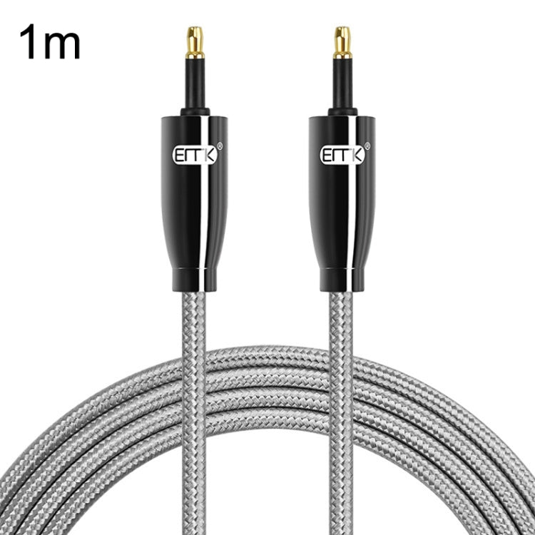 EMK QH4.0 Mini Toslink 3.5mm Interface SPDIF Audio Fiber Optical, Length: