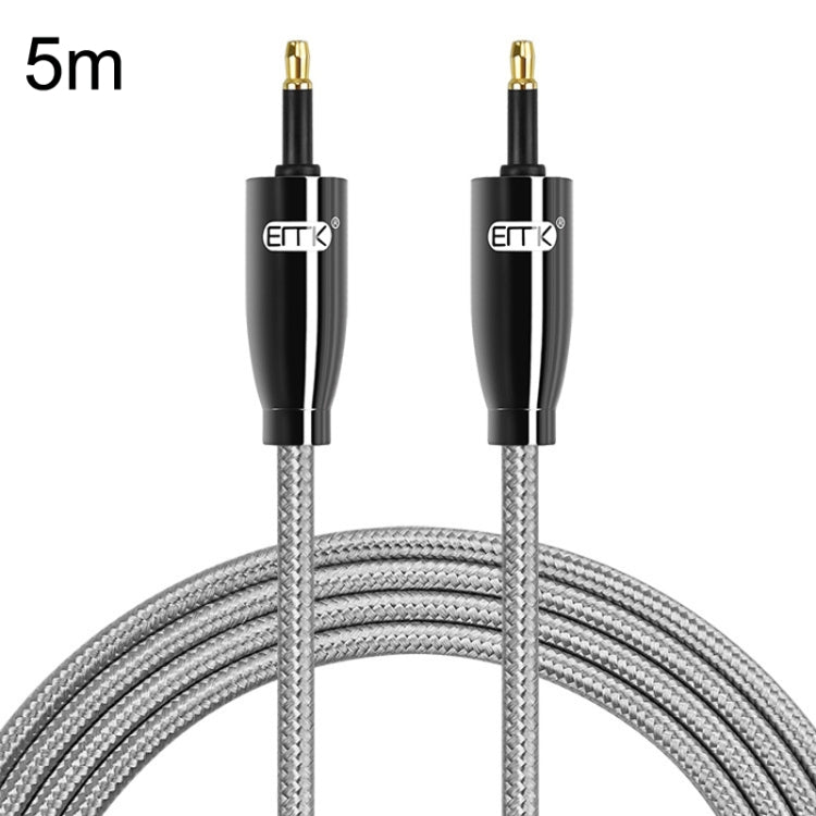 EMK QH4.0 Mini Toslink 3.5mm Interface SPDIF Audio Fiber Optical, Length: