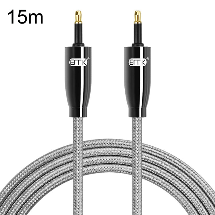 EMK QH4.0 Mini Toslink 3.5mm Interface SPDIF Audio Fiber Optical, Length: