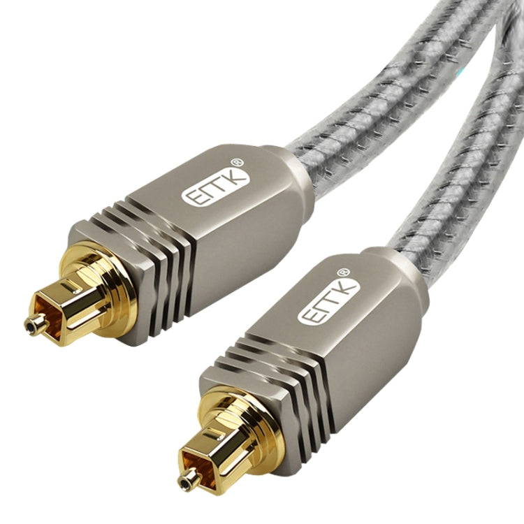 EMK YL/B Audio Digital Optical Fiber Cable Square To Square Audio Connection Cable, Length: