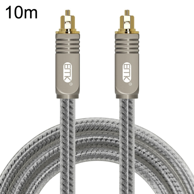 EMK YL/B Audio Digital Optical Fiber Cable Square To Square Audio Connection Cable, Length: