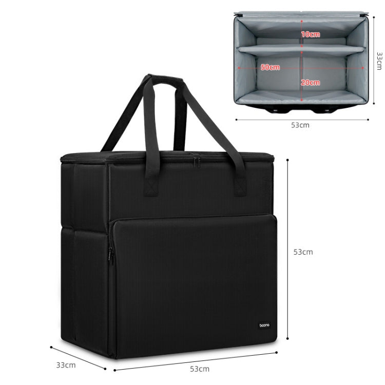 Baona BN-K002 Desktop Computer Host Monitor Keyboard Storage Bag, Size: