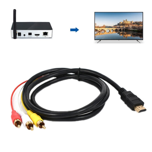 HDMI To AV/3RCA TV Audio Video Cable