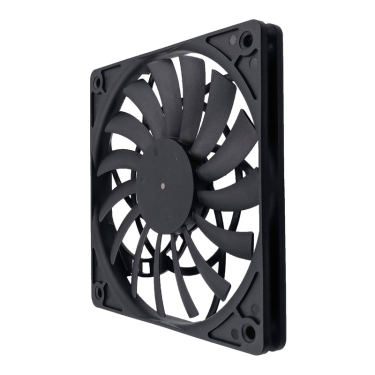 FANNE RIce Soul F12012 Desktop Chassis Ultra-thin 4pin Cooling Fan Intelligent PWM Speed Regulation