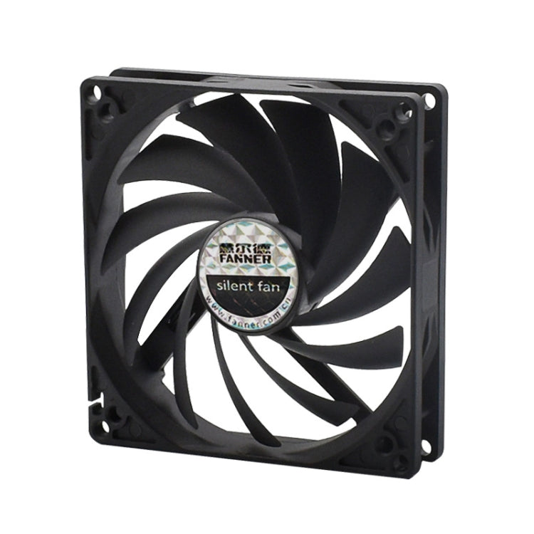 FANNER Ice Soul F10015 Desktop Computer Radiator PWM Intelligent Speed Regulation Ultra-thin Chassis Fan