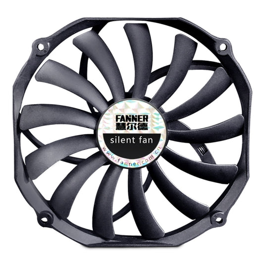 FANNER Ice Soul F14015 4PIN PWM Ultra-thin Chassis Fan Desktop Computer Radiator