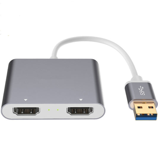 USB 3.0 To Dual HDMI High Definition Converter 4K USB Same Screen Extender