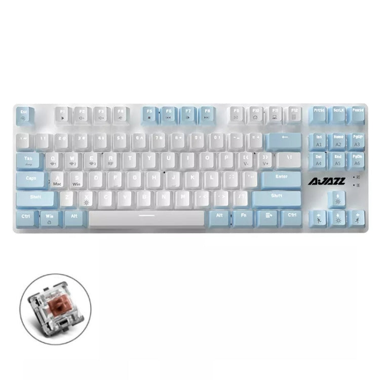 Ajazz AK40pro 87 Keys Bluetooth/Wireless/Wired Three Mode Game Office Mechanical Keyboard