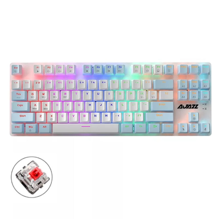 Ajazz AK40pro 87 Keys Bluetooth/Wireless/Wired Three Mode Game Office Mechanical Keyboard