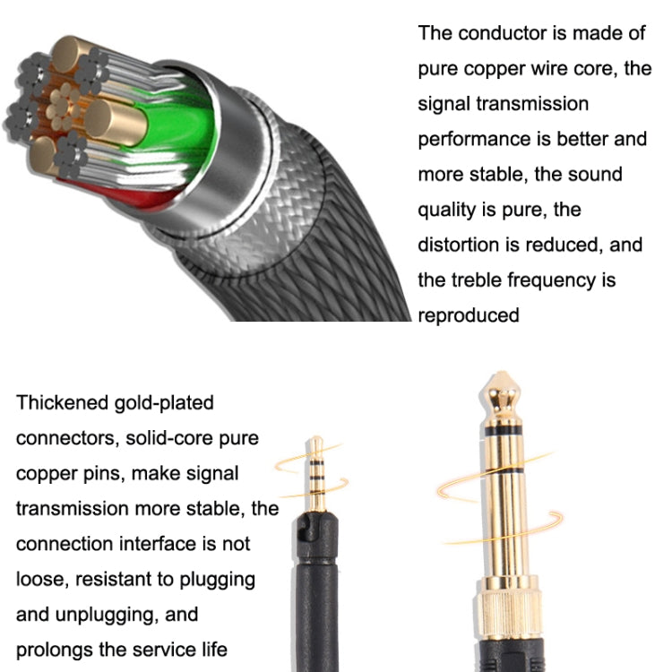 ZS0185 For Sennheiser HD598 / HD558 / HD518 / HD595 Earphone Spring Cable, Cable Length: 1.4m-3m