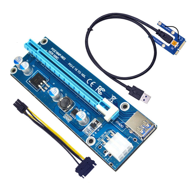 PCE164P-N03 VER006C Mini PCI-E 1X To 16X Riser For Laptop External Image Card