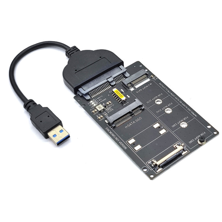 SATA 22PIN To MSATA Or M.2 NGFF SATA Card 2 In 1 SSD Converter Card