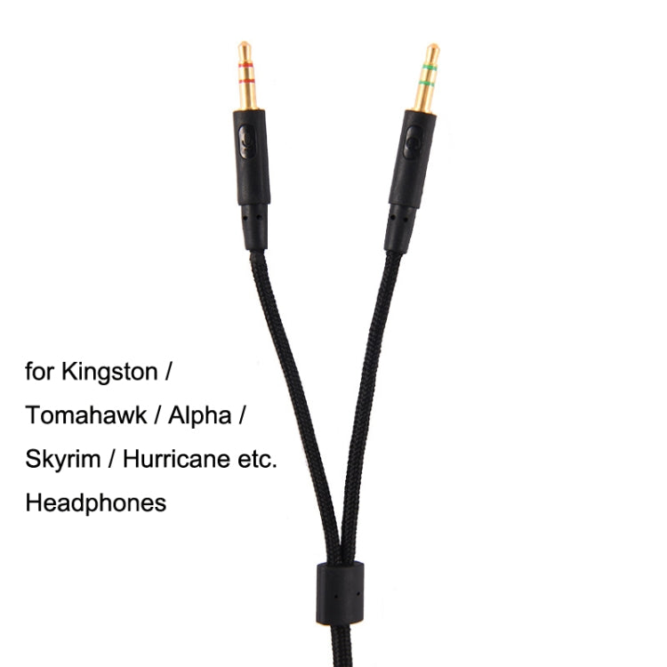 For Kingston Skyline Alpha Cloud II 3.5mm 2 In 1 Audio Cable