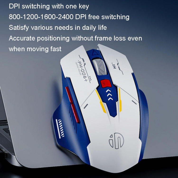 Inphic F9 Mecha Wireless Mouse Charging Office Game Mouse