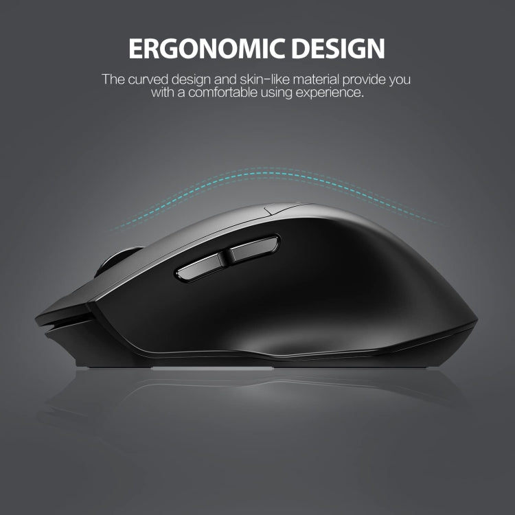 Inphic DR01 Bluetooth 3 Mode Wireless Mouse Charging Quiet Office Game Laptop Computer Home Use