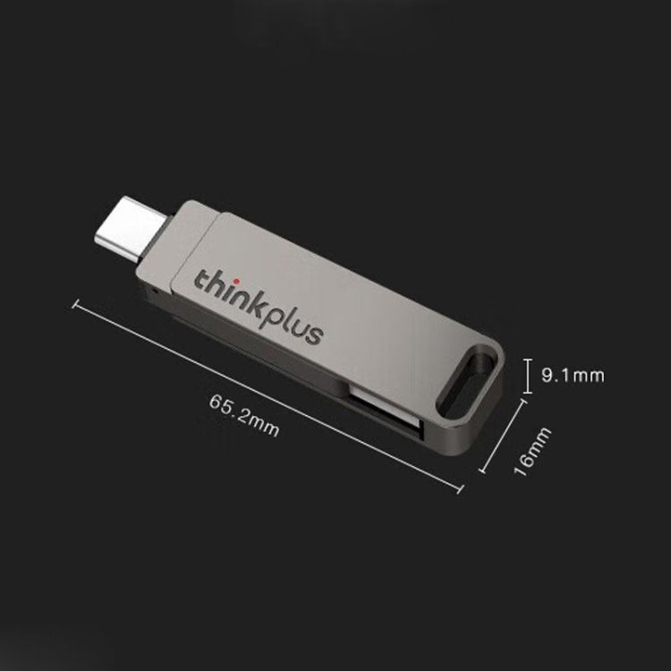 Lenovo Thinkplus MU110 USB3.2+Type-C Dual Interface Rotation Flash Drive