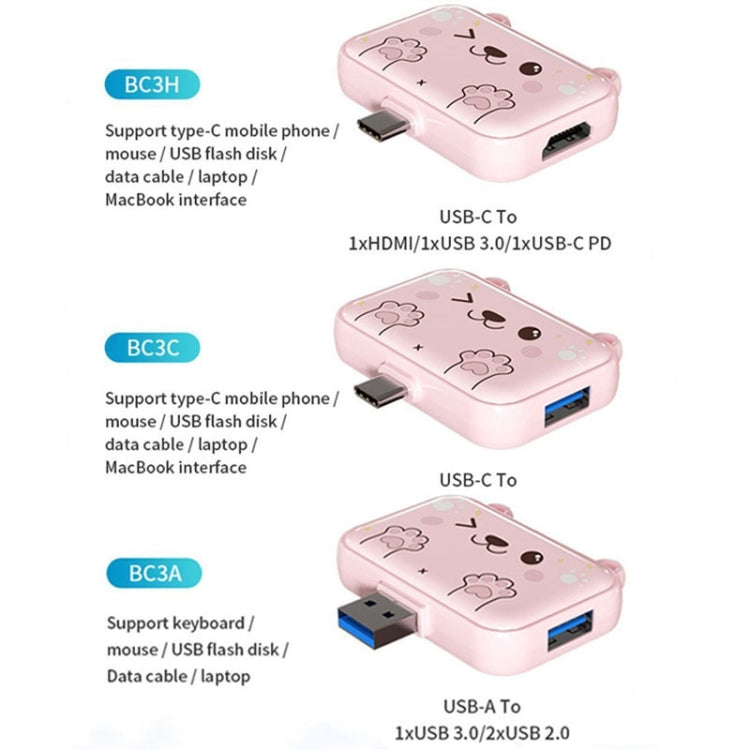 3 In 1 Type-C Docking Station USB Hub For iPad / Phone Docking Station