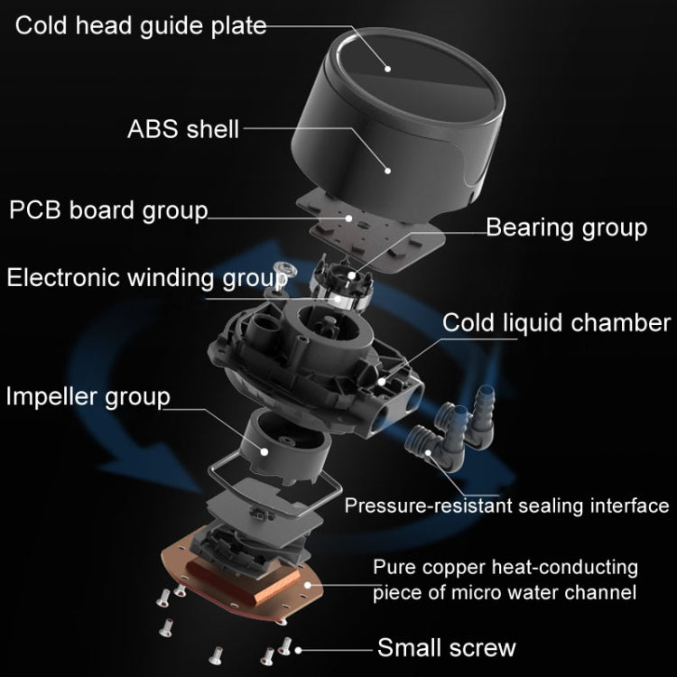 COOLMOON CM-YM-240T Digital ARGB Lens Edition Integrated Water Cooling CPU Cooler Temperature Display CPU Fan