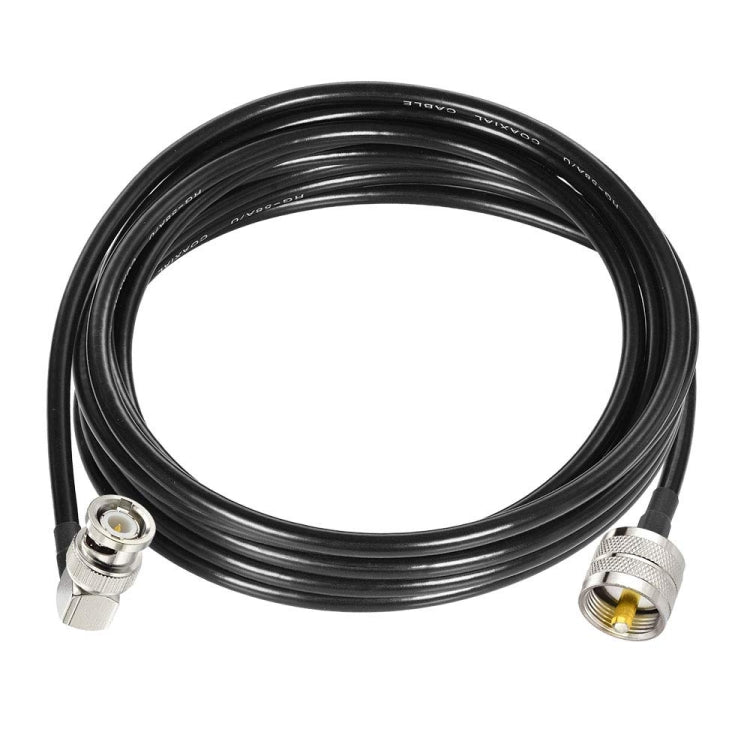 BNC Male Right Angle To UHF PL259 Male RG58 Coaxial Cable