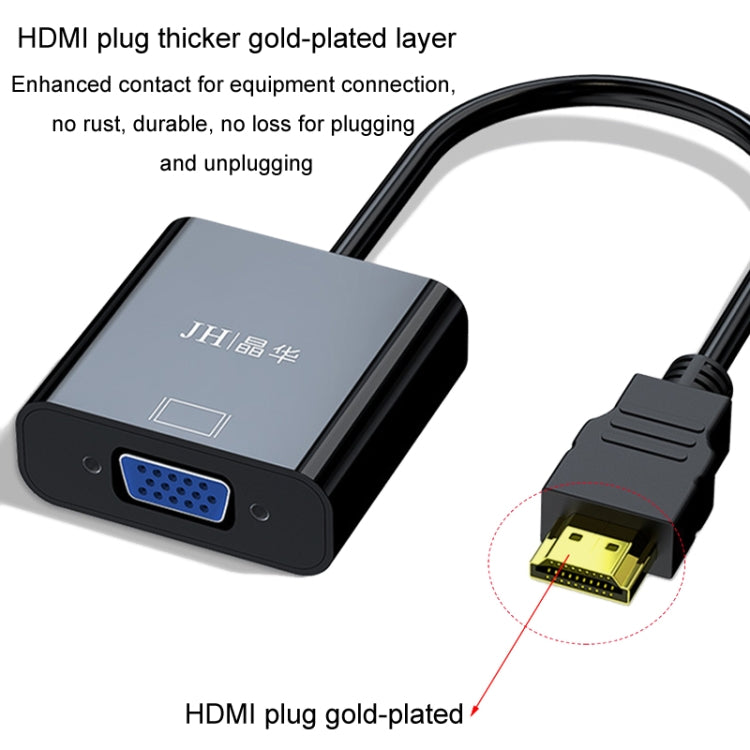 JINGHUA HDMI To VGA Adapter Cable Laptop Video Converter