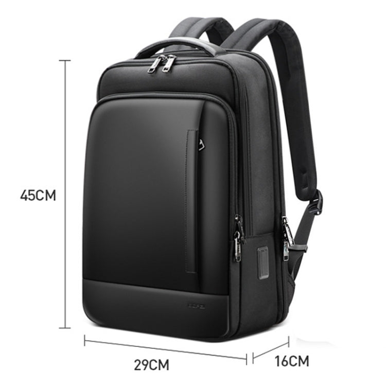 Bopai 61-51011 Large-Capacity Waterproof Business Laptop Backpack With USB+Type-C Port