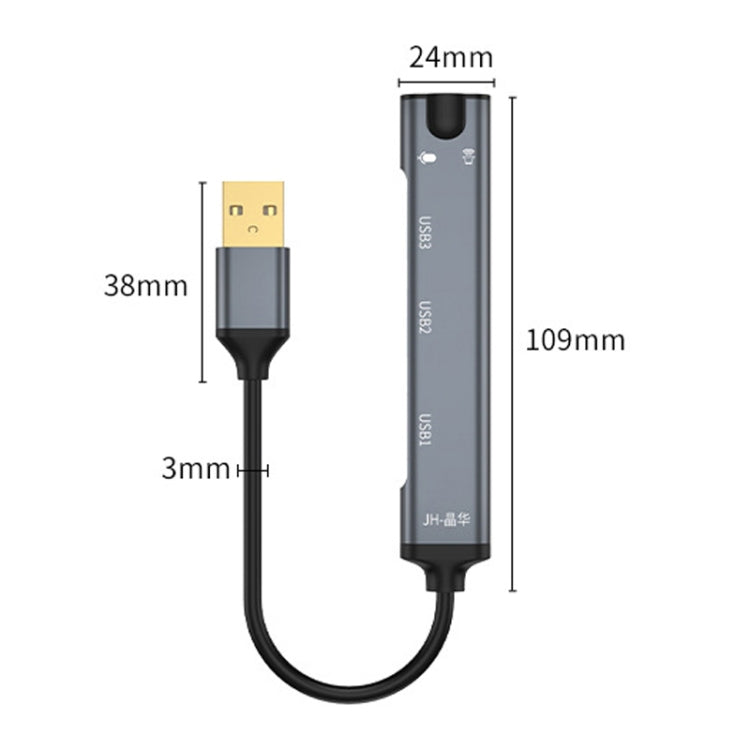 JINGHUA N800 Drive Free Sound Card Computer To Docking Station With Audio Interface