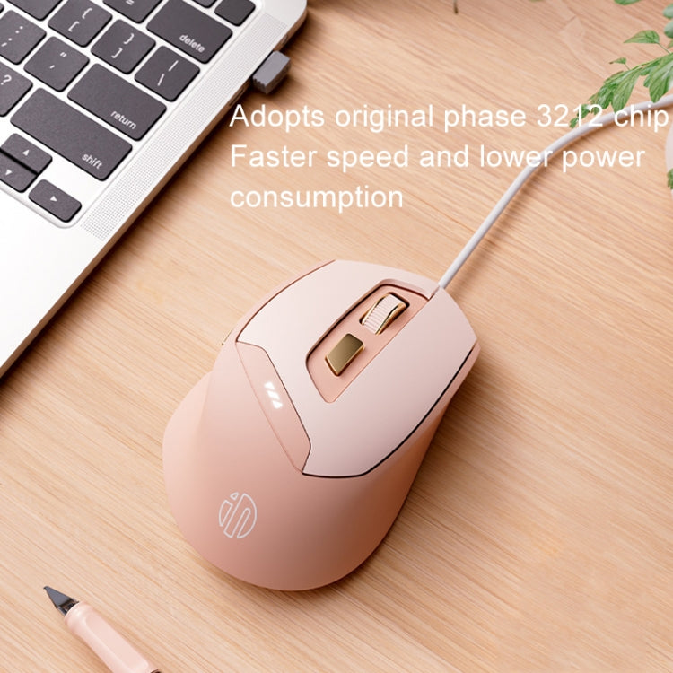 Inphic DR8 2.4G Wireless + Bluetooth 5.0/4.0 Tri-mode Charging Mute Office Gaming Computer Mouse