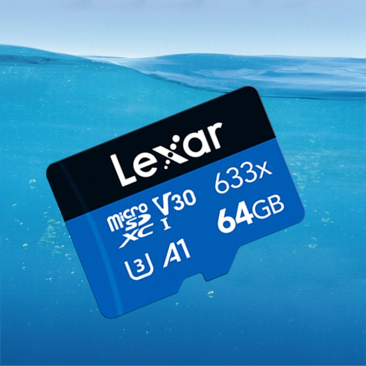 Lexar 633x 64GB High-speed Driving Recorder Dedicated Mobile Phone Memory Card DVR TF Card