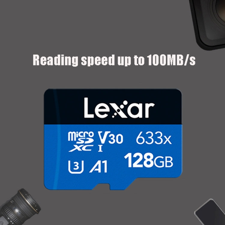 Lexar 633x 128GB  High-speed Driving Recorder Dedicated TF Card Mobile Phone Memory Card