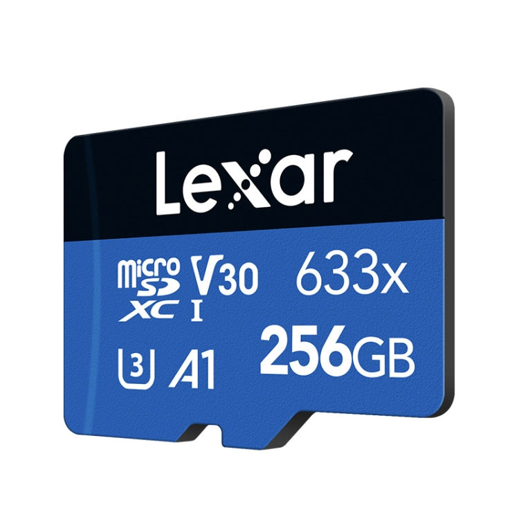 Lexar 633x 256GB High-speed Mobile Phone Camera Memory TF Card Switch Expansion Driving Recorder Dedicated Storage Flash Memory Card