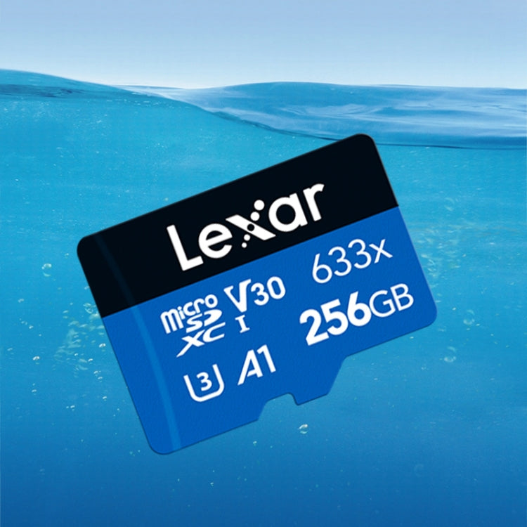 Lexar 633x 256GB High-speed Mobile Phone Camera Memory TF Card Switch Expansion Driving Recorder Dedicated Storage Flash Memory Card