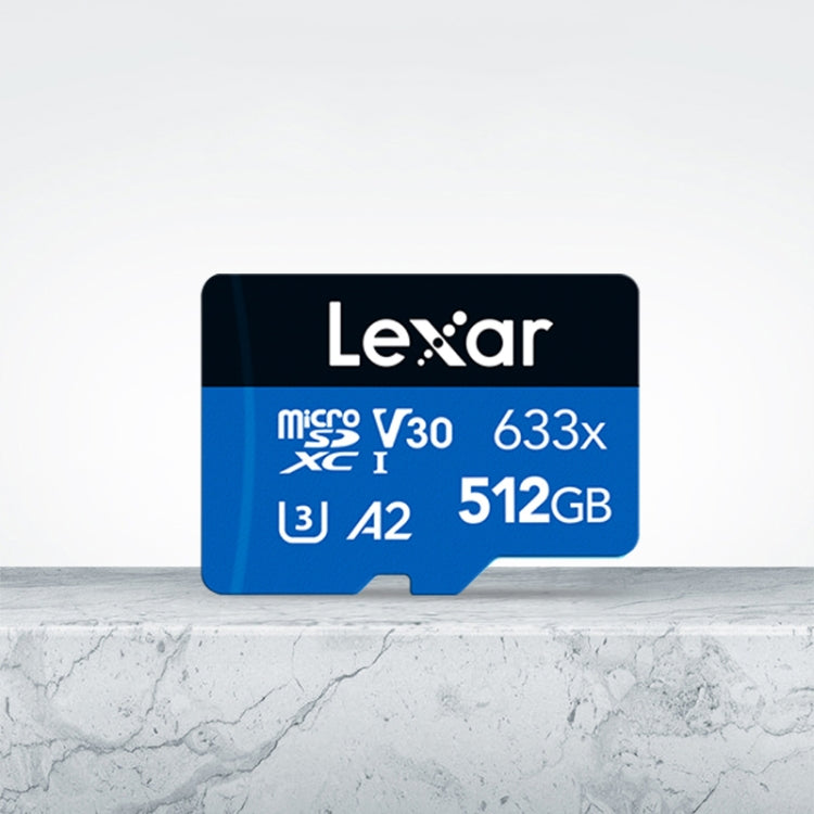 Lexar 633x 512GB High-speed Flash Memory Card Sports Camera Mobile Phone TF Car Driving Recorder Memory Card