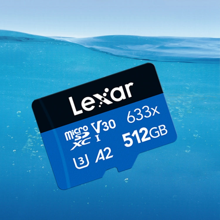 Lexar 633x 512GB High-speed Flash Memory Card Sports Camera Mobile Phone TF Car Driving Recorder Memory Card