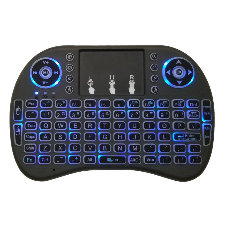 Support Language: English i8 Air Mouse Wireless Backlight Keyboard with Touchpad for Android TV Box & Smart TV & PC Tablet & Xbox360 & PS3 & HTPC/IPTV