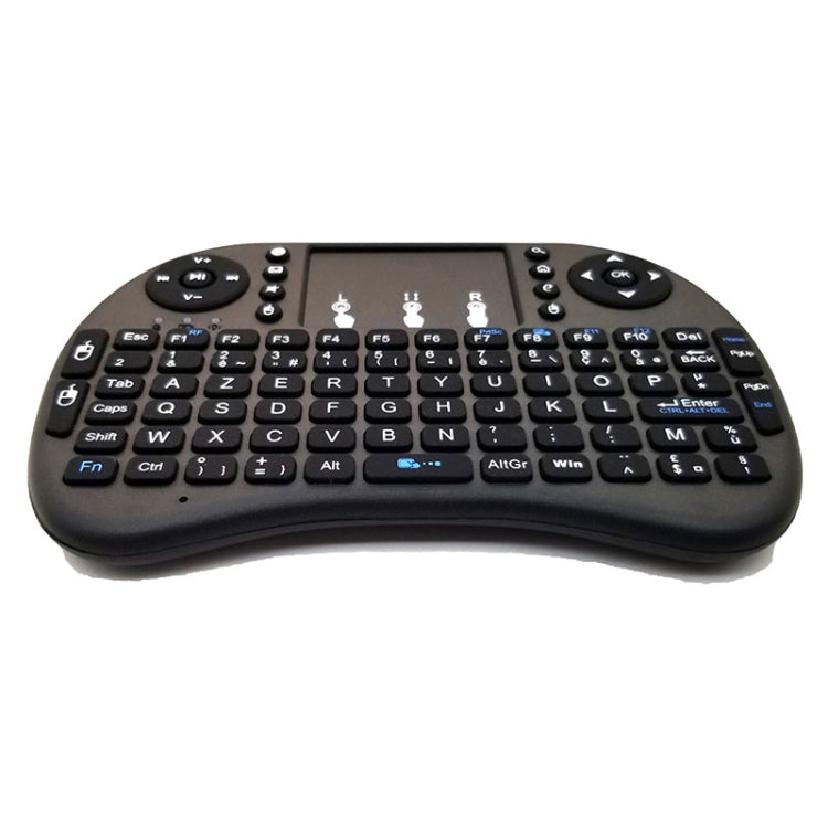 Support Language: French i8 Air Mouse Wireless Keyboard with Touchpad for Android TV Box & Smart TV & PC Tablet & Xbox360 & PS3 & HTPC/IPTV