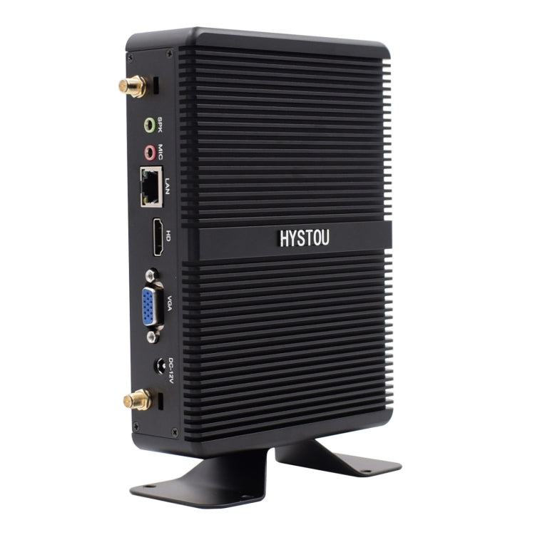 HYSTOU H2 Windows / Linux System Mini PC, Intel Core I3-7167U Dual Core Four Threads up to 2.80GHz, Support mSATA 3.0, 8GB RAM DDR4 + 256GB SSD