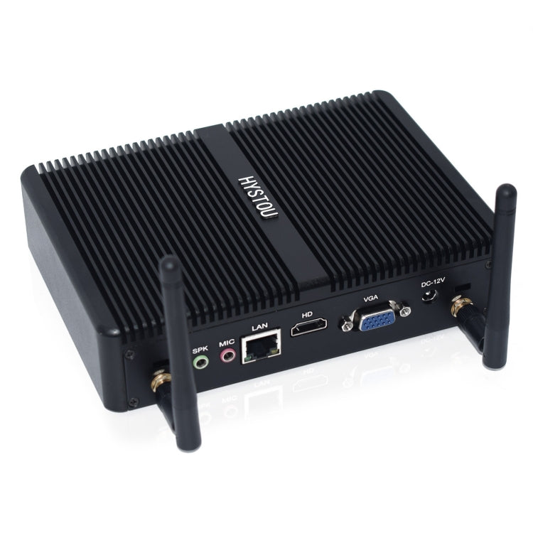 HYSTOU H2 Windows / Linux System Mini PC, Intel Core I3-7167U Dual Core Four Threads up to 2.80GHz, Support mSATA 3.0, 8GB RAM DDR4 + 256GB SSD