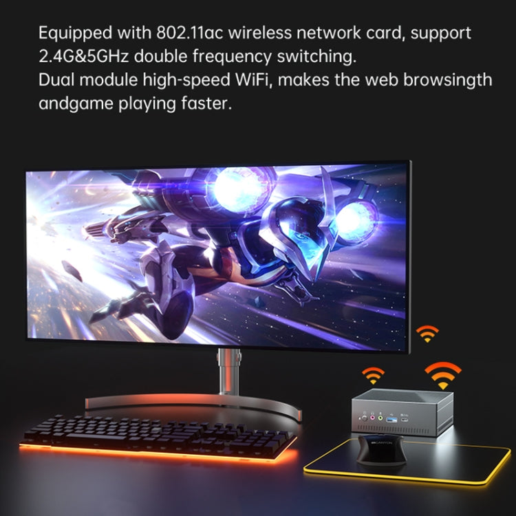 MN37 Barebone Mini PC, AMD Ryzen 7 3750H CPU, No RAM+Hard Disk, Support 3 Screens Output