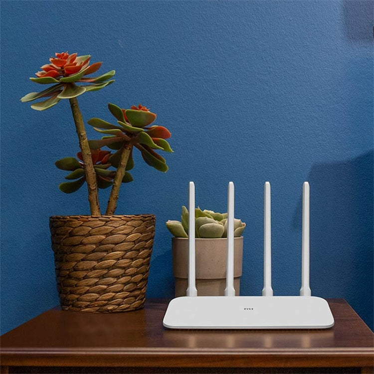 Original Xiaomi WiFi Router 4A Smart APP Control AC1200 1167Mbps 128MB 2.4GHz & 5GHz Dual-core CPU Gigabit Ethernet Port Wireless Router Repeater with 4 Antennas, Support Web & Android & iOS, US Plug