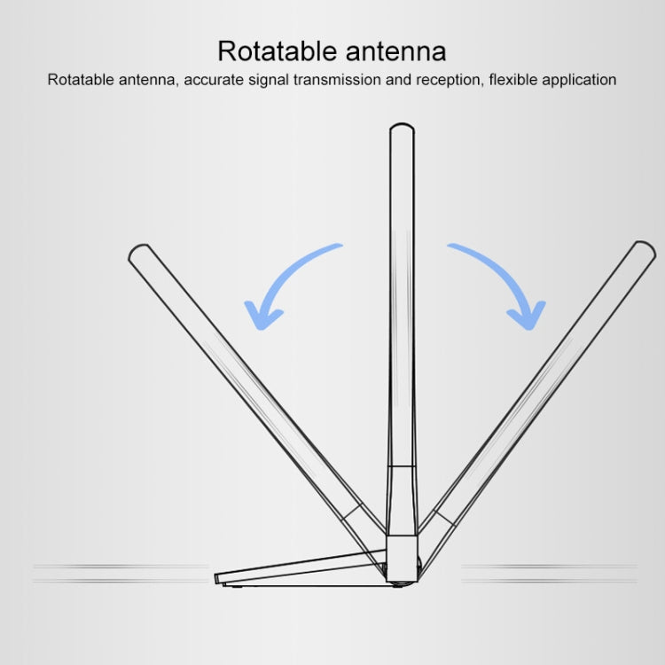 COMFAST CF-WU782ACV2 1300Mbps Dual-band Wifi USB Network Adapter with 2 Antennas