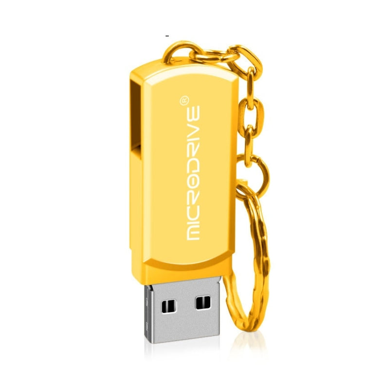 MicroDrive 8GB USB 2.0 Creative Personality Metal U Disk with Keychain