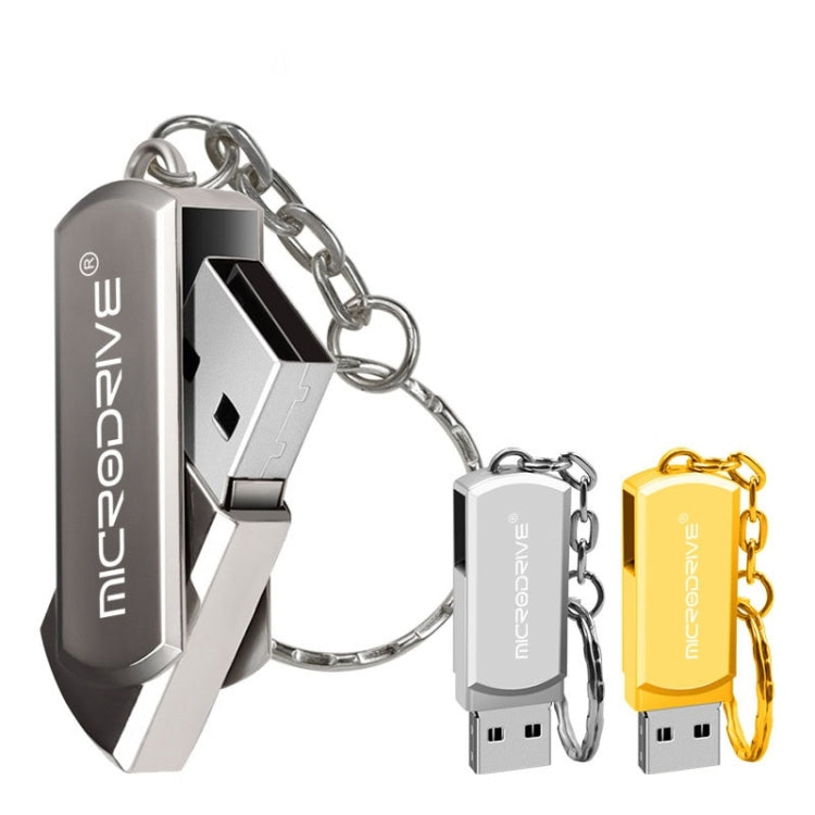 MicroDrive 4GB USB 2.0 Creative Personality Metal U Disk with Hook