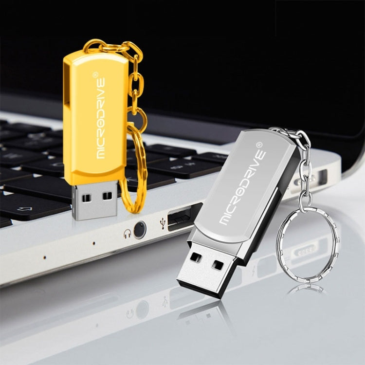 MicroDrive 4GB USB 2.0 Creative Personality Metal U Disk with Hook