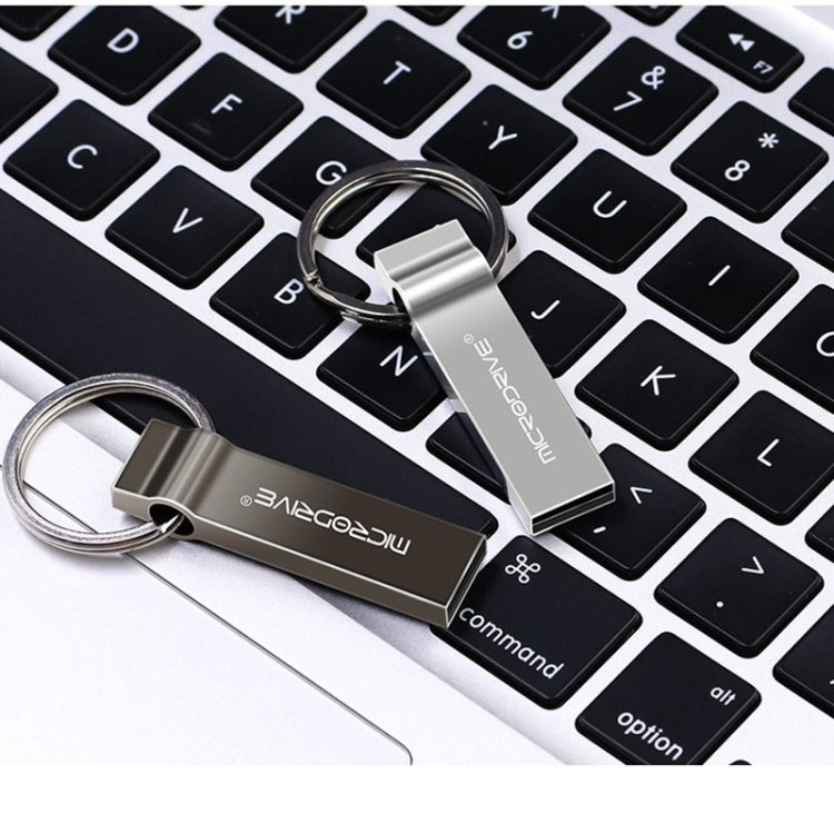 MicroDrive 4GB USB 2.0 Metal Keychain U Disk