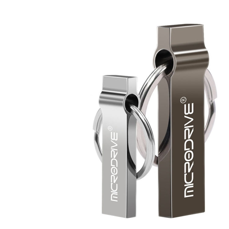 MicroDrive 4GB USB 2.0 Metal Keychain U Disk